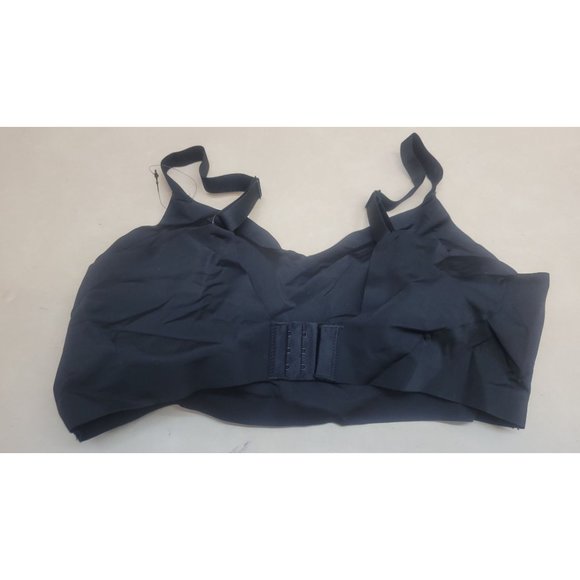 Women's Bonded Triangle Bralette - Blake & Co. Black 2X - Picture 3 of 6
